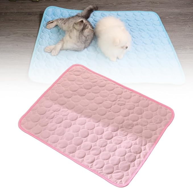 Self-Cooling Pet Mat for Dogs & Cats – Breathable Cooling Pad, Washable Summer Pet Sleeping Mat, Non-Slip Indoor Pet Bed