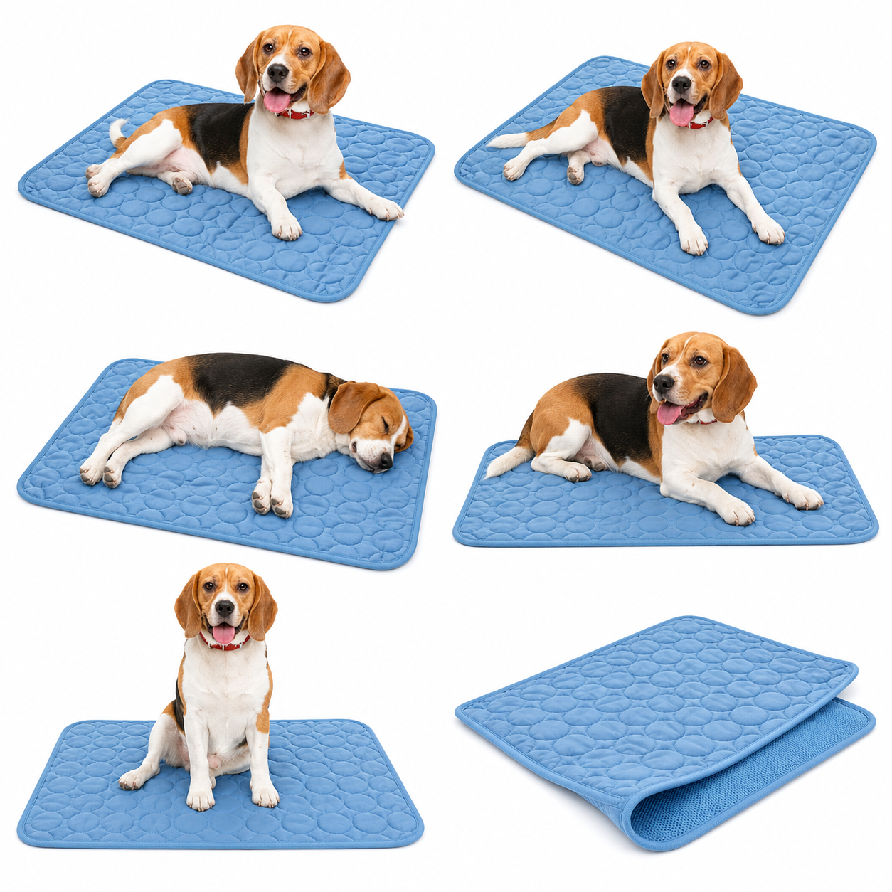 Self-Cooling Pet Mat for Dogs & Cats – Breathable Cooling Pad, Washable Summer Pet Sleeping Mat, Non-Slip Indoor Pet Bed