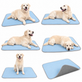 Premium Self-Cooling Pet Mat for Dogs & Cats, Breathable Cooling Pad, Washable Summer Pet Bed, Non-Slip Cooling Mat for Indoor & Outdoor Use