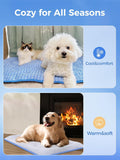 Self-Cooling Dog Mat for Large Dogs, Breathable Pet Cooling Pad, Washable Summer Cooling Bed for Dogs & Cats, Non-Slip Pet Rest Mat